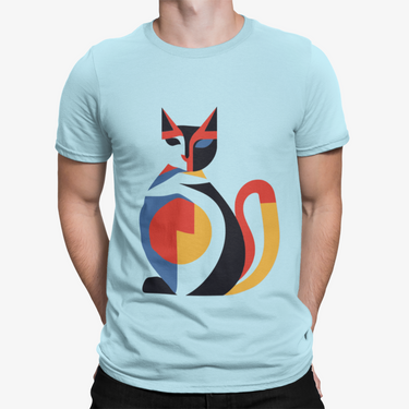 Camiseta Gato Poligono